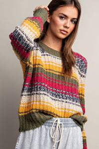 Suéter tejido colores (nuevo)