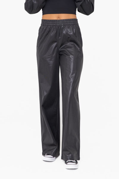 Joggers de piel negro (Nuevo)
