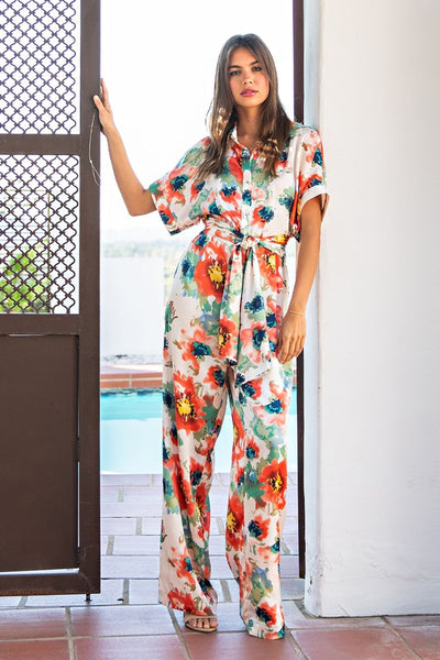 Jumpsuit manga corta flores (NUEVO)