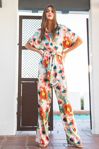 Jumpsuit manga corta flores (NUEVO)