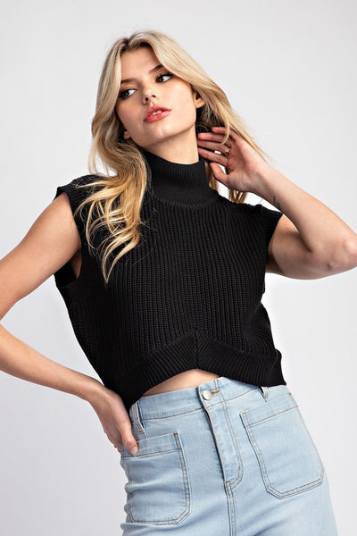 top negro sueter (NUEVO)