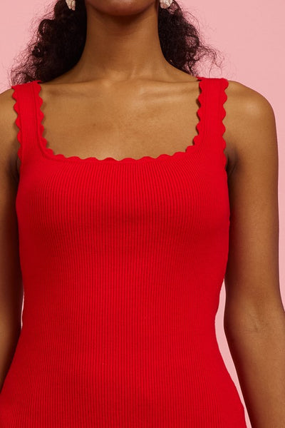 Blusa de tirantes roja (Nueva)