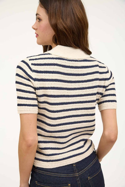 Blusa tipo polo de punto (Nueva)