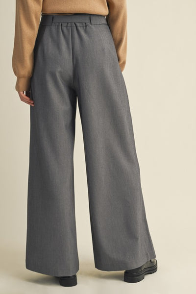 Pantalon Gris con cinto (Nuevo)