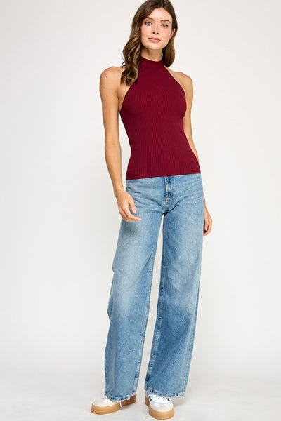 Top halter rojo (Nuevo)