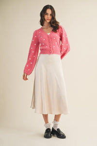 Falda satin camel (Nueva)