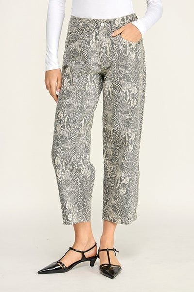Jeans con print de serpiente (Nuevo)