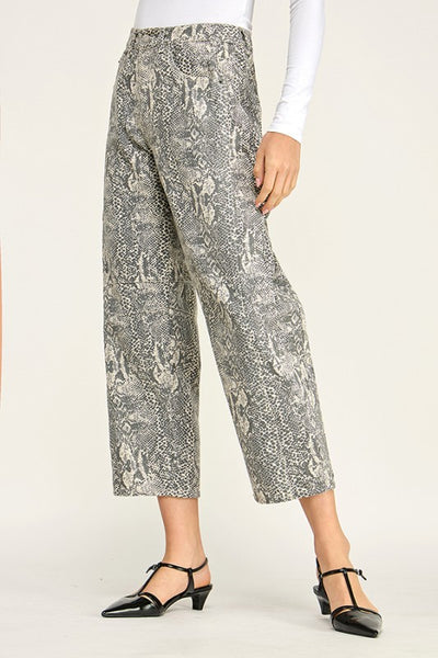 Jeans con print de serpiente (Nuevo)