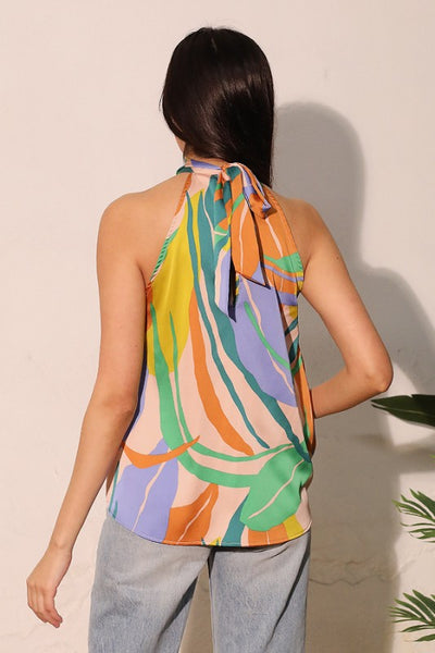 blusa halter de colores (NUEVO)
