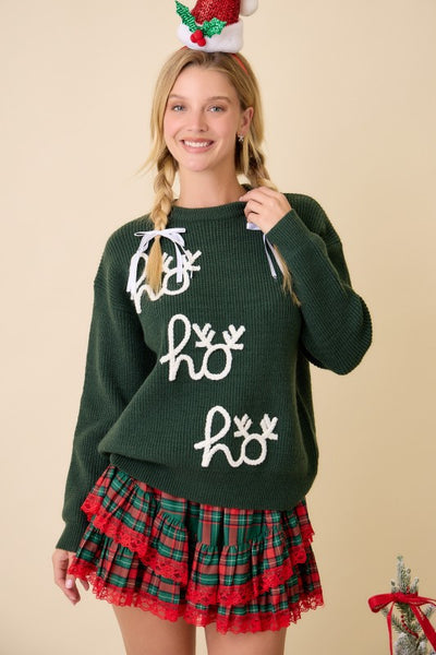 Sueter verde Navideño (Nuevo)