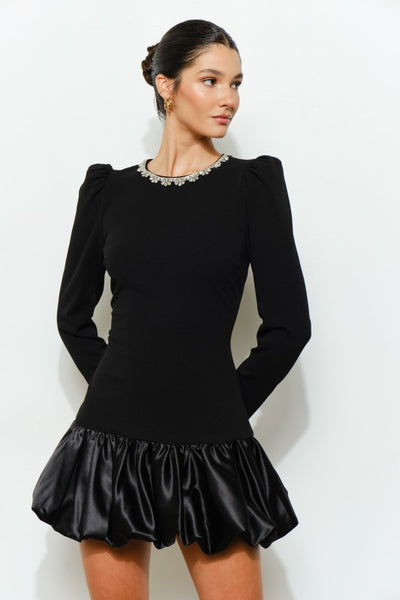 Vestido con Falda Globo (Nuevo)