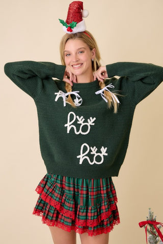 Sueter verde Navideño (Nuevo)