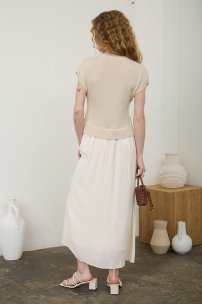 Vestido Maxi con sobre camisa (NUEVO)