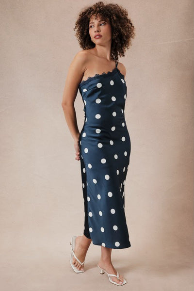 Vestido maxi polka dots (Nuevo)