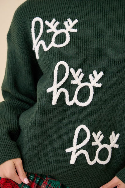 Sueter verde Navideño (Nuevo)