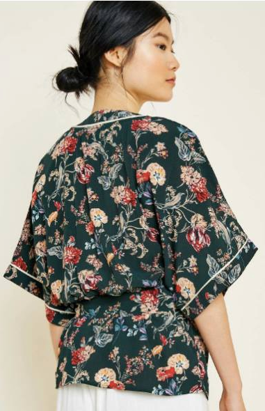 Blusa tipo kimono Bere y Co